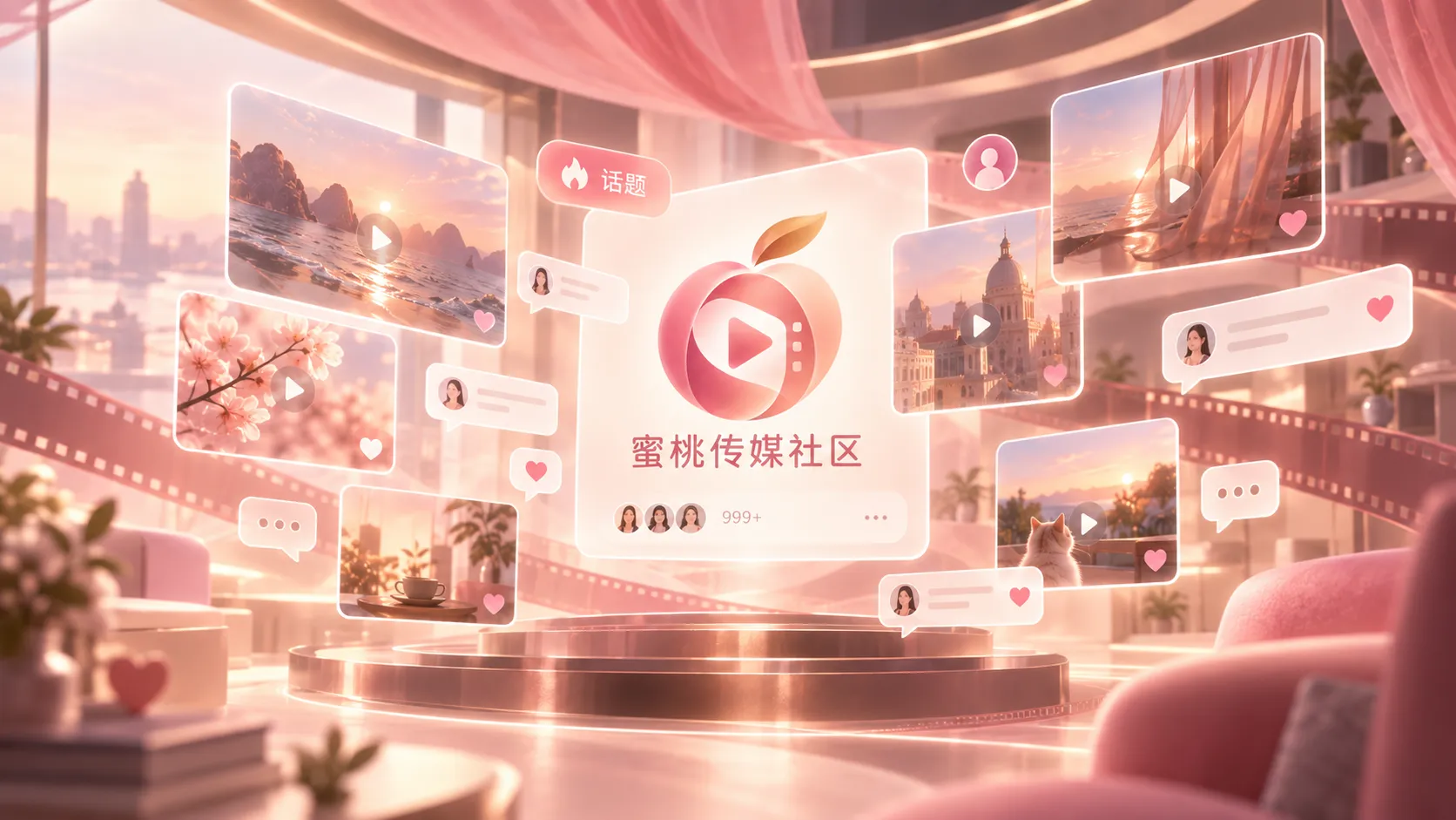 蜜桃视频情绪氛围片段配图
